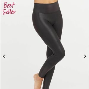 Spanx faux leather leggings